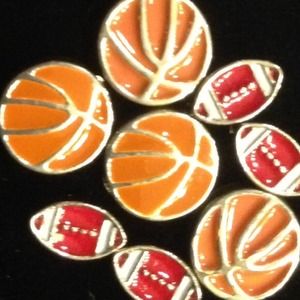 Sports floating charms