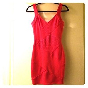 Coral cocktail dress **only worn once**