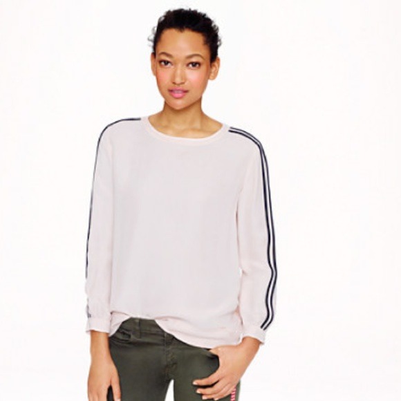 J. Crew Tops - J Crew stripe blouse
