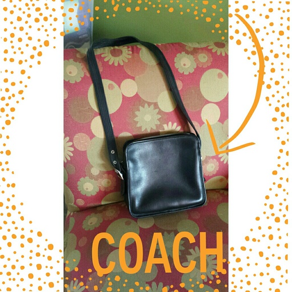 Authentic Coach leather black vintage