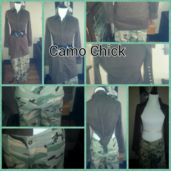 Super hot outfit for that camo chick in you!! S/5