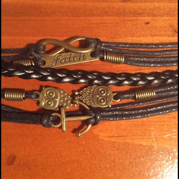 Jewelry - 🌾🍂Owl, Anchor, Infinity, Faith Bracelet🍂🌾