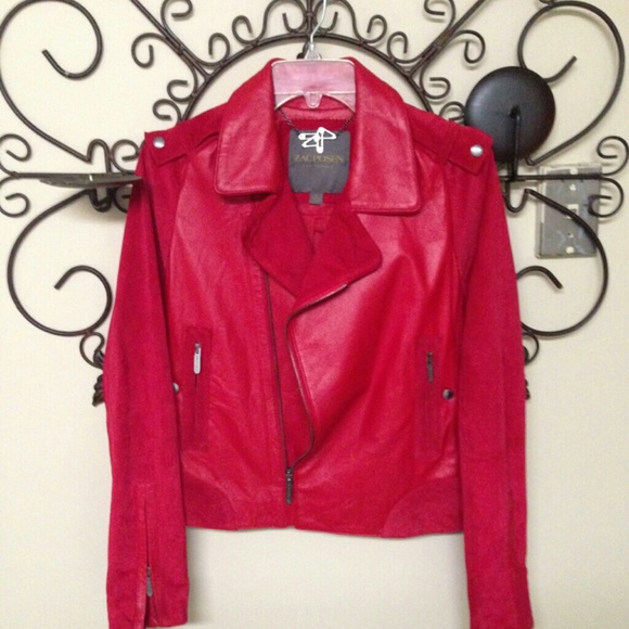 !!SOLD TO A FRIEND!!!**ZAC POSEN**MOTO JACKET - Picture 4 of 4