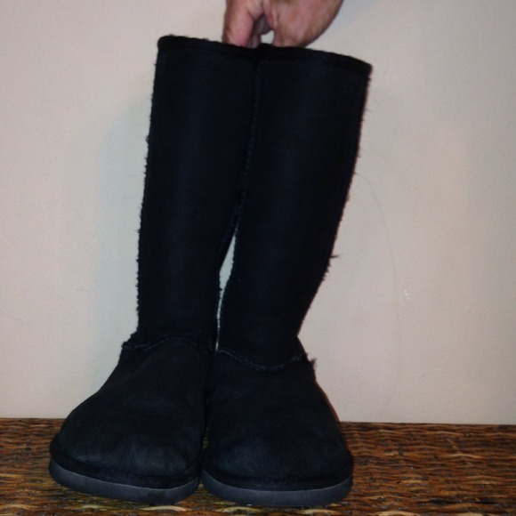 Black authentic tall UGG boots