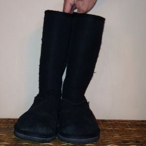 Black authentic tall UGG boots