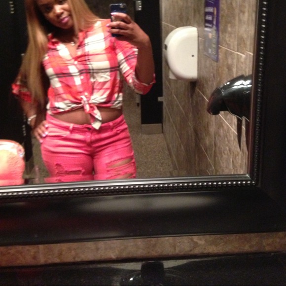 Pink button up - Picture 2 of 2