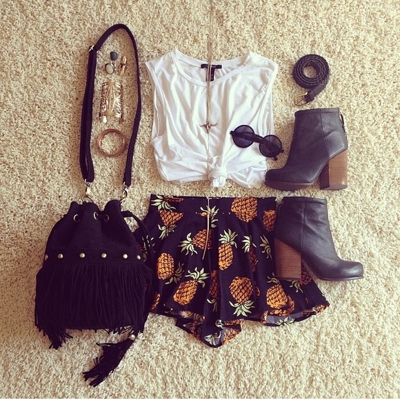 LF Pants - LF shorts/ nasty gal dress/ band of gypsies dress