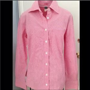 J-Crew Red Gingham shirt - size small.