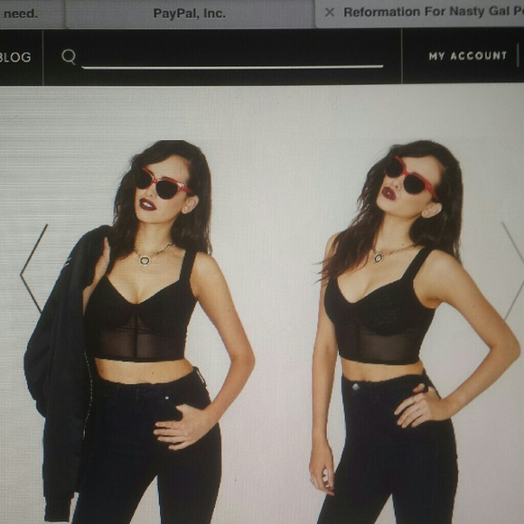 Nasty Gal Bustier