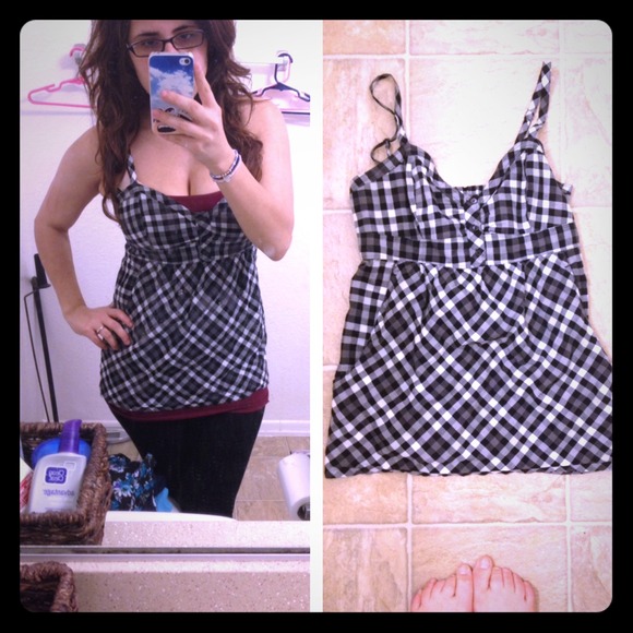 ❌Sold in vinted❌Arizona black stripped tank top - Picture 1 of 4