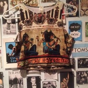 NWOT tight Egyptian crop top
