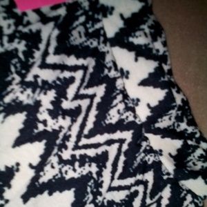 Black and white Maxi skirt with tribal design