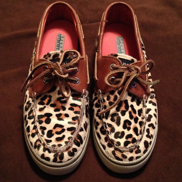 Sperry Shoes - Leopard Print Sperry
