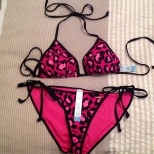 Victoria's Secret PINK Leopard Bikini