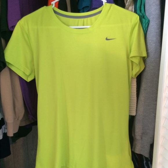 Nike Dri-fit lime green athletic top
