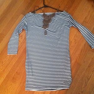 Cotton striped dress