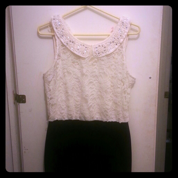 Beaded lace dress