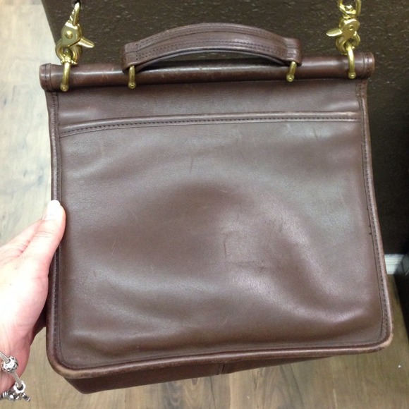 Vintage all Leather Coach - Picture 3 of 4