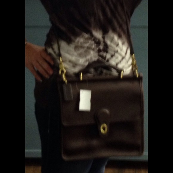 Vintage all Leather Coach - Picture 4 of 4