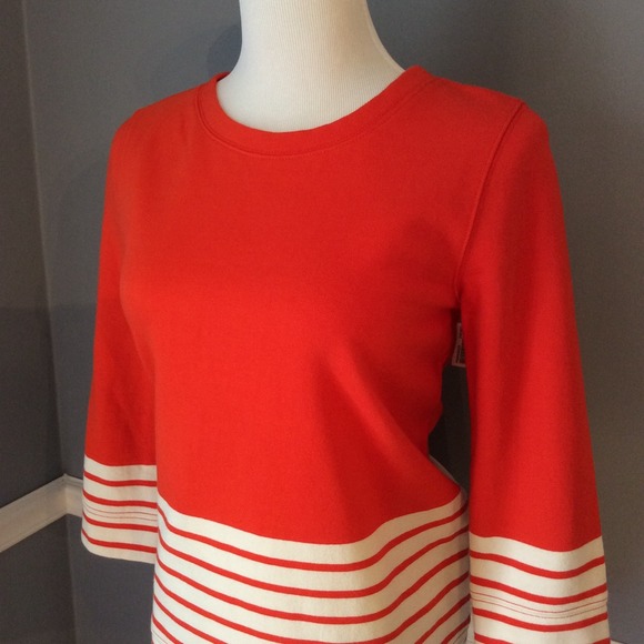 J. Crew Fleece Colorblock Popover - Picture 2 of 4