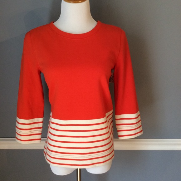 J. Crew Fleece Colorblock Popover - Picture 3 of 4