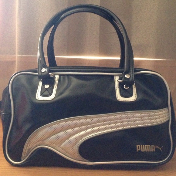 Puma Black Bag Tote Purse