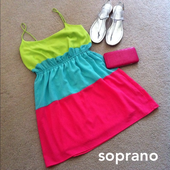 Soprano Dresses & Skirts - Soprano Color Block Dress⚡️SALE⚡️