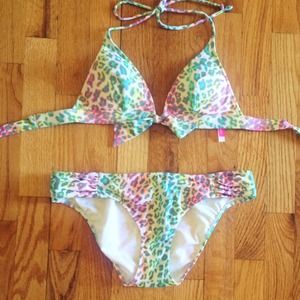 Neon-Cheetah Print VS Bikini