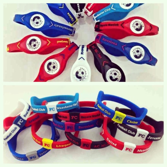 Soccer power balance bracelets