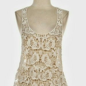 Gorgeous crochet top. Never worn.