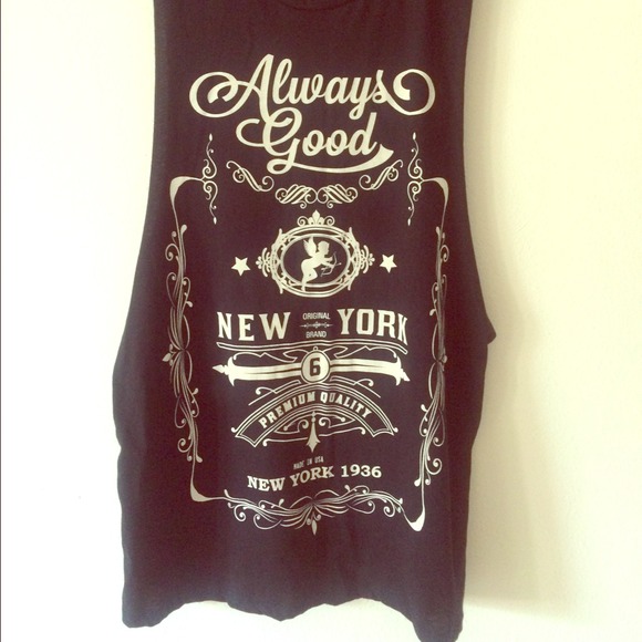 Tops - Black Muscle Tee