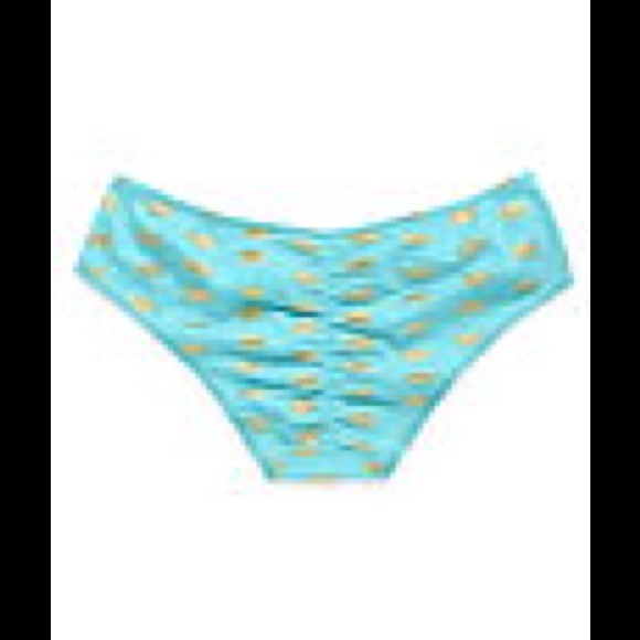 VS Hiphugger Panty Green w Gold turtle design