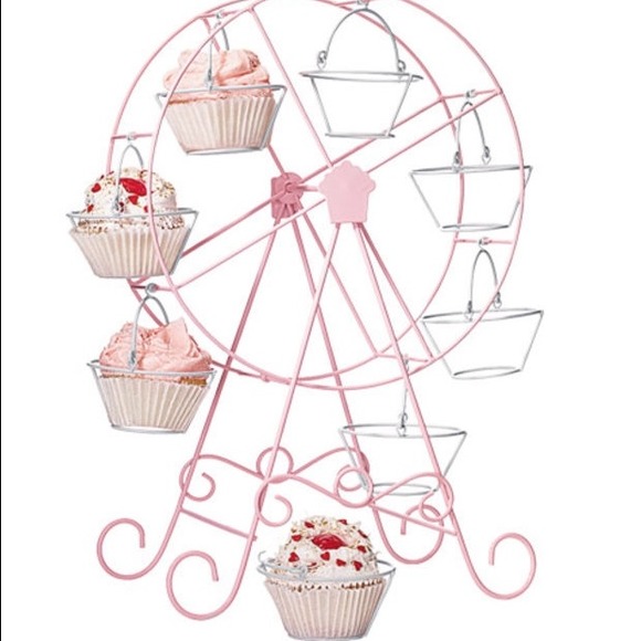 Pink Ferris Wheel Cupcake Stand