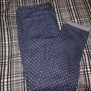 -RESERVED-Polka Dot Skinny jeans