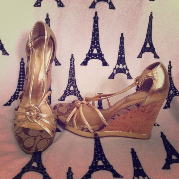 Coach Shoes - BUNDLE!!! BCBG heels & COACH wedges