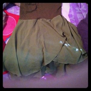 Forrest green formal dress