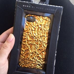 Marc Jacobs gold foil iPhone 5s case
