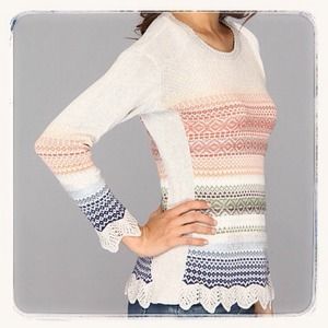 Nik and Zoe Sunset Sweater in Sterling