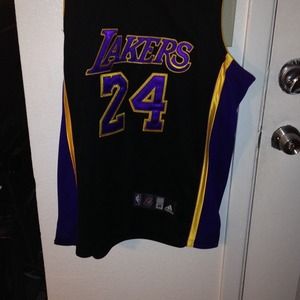 Kobe Bryant "Hollywood nights" lakers jersey.