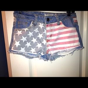 American flag shorts