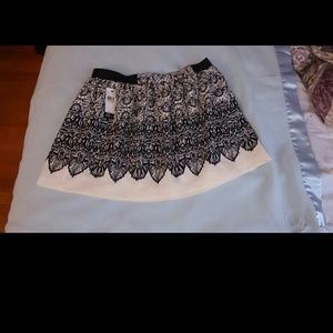 Black and white fun skirt