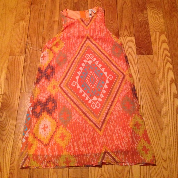 Orange Aztec Dress from Hope's