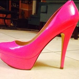 Hot pink heels