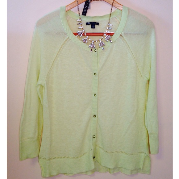 American Eagle Outfitters Sweaters - ❌BUNDLED❌lightweight lemon yellow cardigan sweater