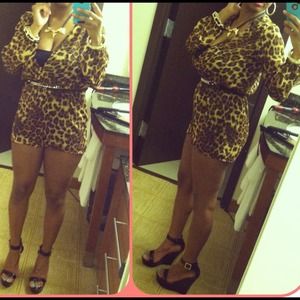 Leopard Romper
