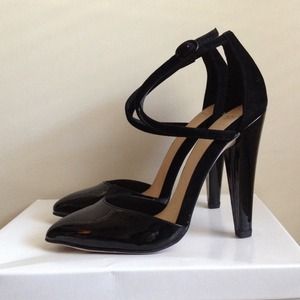 Asos PU & Faux Suede Pumps