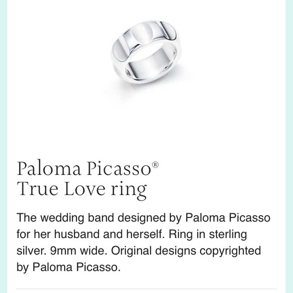 Authentic Tiffany & Co Paloma Picasso True Love - Picture 4 of 4