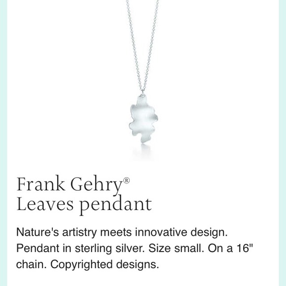 Authentic Tiffany & Co Gehry Leaves Pendant - Picture 4 of 4