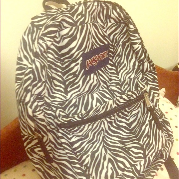 Handbags - Zebra print backpack