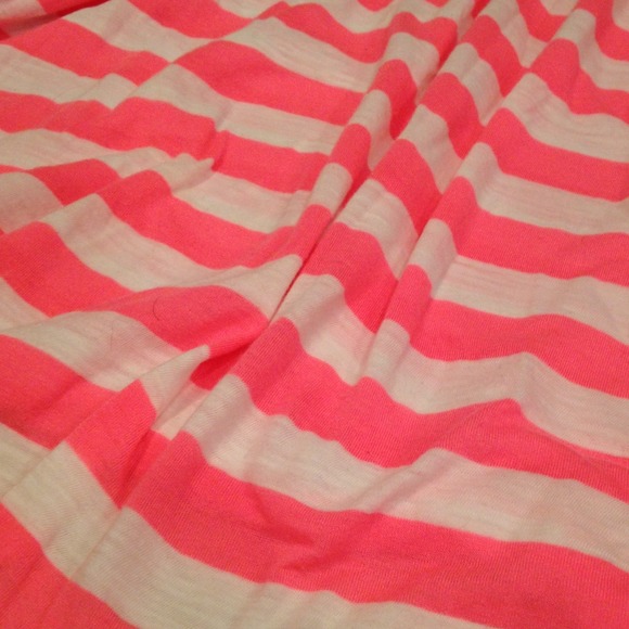 Striped Sundress neon pink and white - Picture 4 of 4